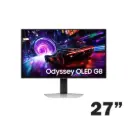 Samsung 27" Odyssey G8 G81SF OLED  (3840x2160)4K UHD 240Hz, 0.03ms(GTG), HDR10+ Gaming Silver Monitor