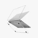 UNIQ Macbook Air 13" (M2-M4) Vero Ultra-Slim Crystal Clear Protector