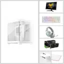 Spark SP-560ABND Intel Core i5-12400F, Nvidia GeForce RTX 5050 Graphic Card, 16GB DDR4 RAM, 512GB NVMe SSD, Gigabyte H610M H V2 Motherboard | Entry+ Gaming Bundle Set (144Hz Monitor + Keyboard + Mouse + Headset + Mousepad)