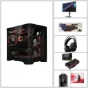 Blaze BL-706BBND Intel Core i5-14400F, Nvidia GeForce RTX 5060 Ti Graphic Card, 16GB / 32GB DDR5 RAM, 1TB NVMe SSD, ASUS PRIME H610M-K DDR5 Motherboard | Mid-Tier+ Gaming Bundle Set (200Hz Monitor + Keyboard + Mouse + Headset + Mousepad)