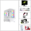 Blaze BL-506TiRBND Ryzen 5-7600, Nvidia GeForce RTX 5060 Ti 8GB/16GB Graphic Card, 16GB/32GB DDR5 RAM, 1TB NVMe SSD, ASUS PRIME A620M-K Motherboard | Mid-Range Gaming Bundle Set (250Hz Curved Monitor + Keyboard + Mouse + Headset + Mousepad)