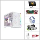 Platinum PL-807ABND Intel Core i5-14600KF, Nvidia GeForce RTX 5070 Graphic Card, 16GB / 32GB DDR5 RAM, 1TB NVMe SSD, ASUS PRIME B760M-K D5 Motherboard | High-End Gaming Bundle Set (210Hz QHD Monitor + Keyboard + Mouse + Headset + Mousepad)
