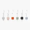 UNIQ Adhesive Cable Organizers 8 in 1 Pack