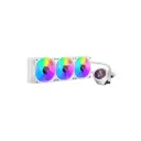1stPlayer TS4 360mm aRGB CPU liquid Cooler - White