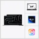 Apple MacBook Pro M5-Pro 14.2" (3024x1964) 24GB/1TB, 15-Core CPU(5-Super/10-Performance CPU), 16-Core GPU, 16-Core NE(Neural Engine) 120Hz Liquid Retina XDR ProMotion Technology - MacOS (2026)