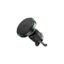 Wiwu 15W Aramid Fiber Qi2 MagSafe Car Holder/Charger (CH-325)