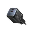 Unitek Zeno 45W GaN Wall Charger Dual USB-C ports - Black (EU)