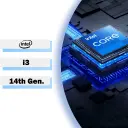 Intel i3-14100F, 3.5 GHz - 4.7 GHz, 12MB LGA1700P - Tray Intel CPU