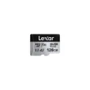 Lexar Professional Silver Plus 128GB microSDXC UHS-I V30 (205MB/s) Memory Card