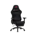 Neodax Luxes S Plus Fabric Footrest and Lumbar Support Black Gaming Chair